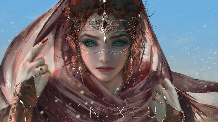 I mistook it for WLOP creating a new account—Nixue, a promising Chinese newcomer who taught himself 