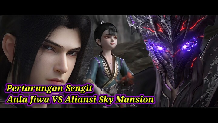 Pertarungan Xiao Yan VS Kepala Aula Jiwa Menjadi Penentu - BTTH S5 Episode 197