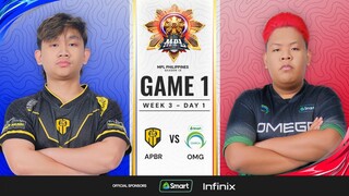 MPL PH S13 - W3D1 - APBR vs OMG - GAME 1