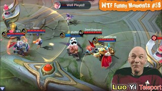 WTF Funny Moments Episode #58 | Mobile Legends WTF