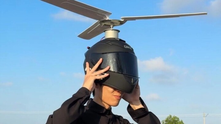 Membuat sendiri alat penyejuk musim panas tanpa biaya—helm kipas angin listrik