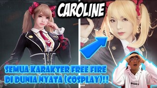 CANTIK BANGET KARAKTER CAROLIN!! INI DIA SEMUA KARAKTER FREE FIRE DI DUNIA NYATA!!