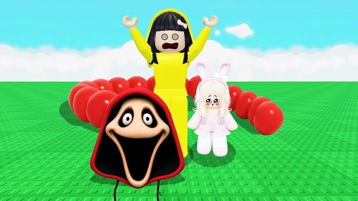 Yuta, Mio Dan Baby Celine Dikejar Hungry Worm Di Penjara Barry Prison Run  ROBLO