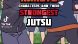 characters and their strongest jutsu