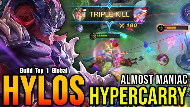 NEW META!! Hylos Hypercarry Build (AUTOWIN) - Build Top 1 Global Hylos ~ MLBB