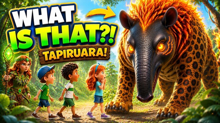 WHAT IS THIS MONSTER?! 😱 Tapiruara Attacks! | Kids Adventure