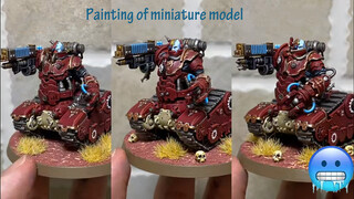 งานฝีมือ|ลงสีตัวละคร "Warhammer 40K" ด้วยมือ