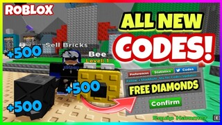 AUGUST *NEW WORKING* CODES in BRICK SIMULATOR 2020! - Free Diamonds [ROBLOX]