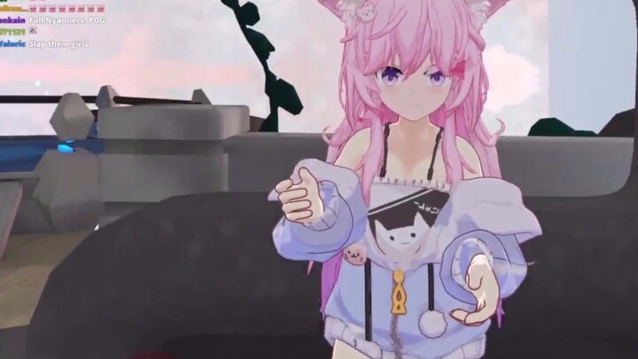 [Slice] Nyanners participates in vshojo New Year's party in VR chat
