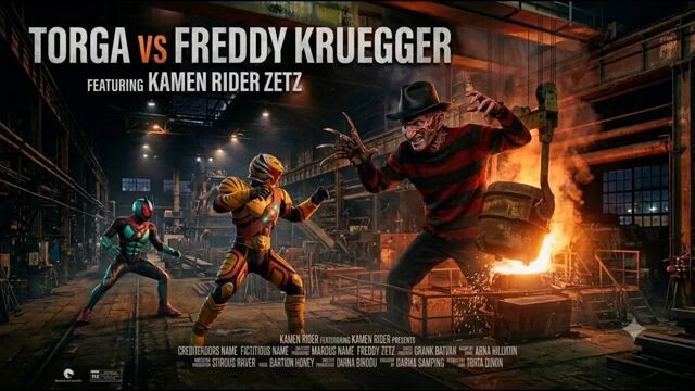 Torga Vs Freddy Krueger Feat. Kamen Rider Zeztz
