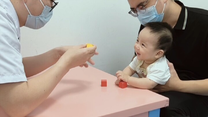 The inspection is complete—what a high-quality human baby!