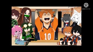 Fandoms react to Haikyuu 1/4