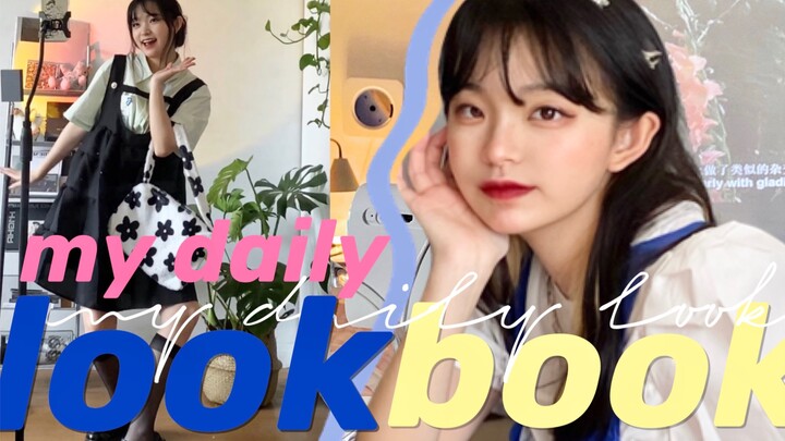 ｛160cm 51kg｝Nữ chính đáng yêu phim Hàn! Set đồ học đường mang đậm chất đời thường, cực kỳ hợp túi ti