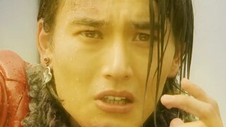Classic rain battle among knights: Yan Yi and his son pay tribute to Bi Wang and Kuuga! Battle Rabbi