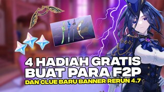 4 HADIAH + PRIMOGEMS GRATIS DI 4.7 MELEBIHI EKSPEKTASI FILLER! Ada Event Tower Defence PVE Seru CUY