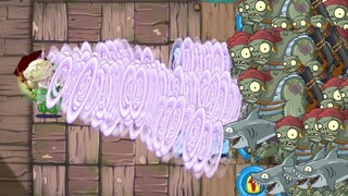 PvZ 2 Challenge - 100 Plants Level Max  vs 100 Gargantuar Pirate Zombies