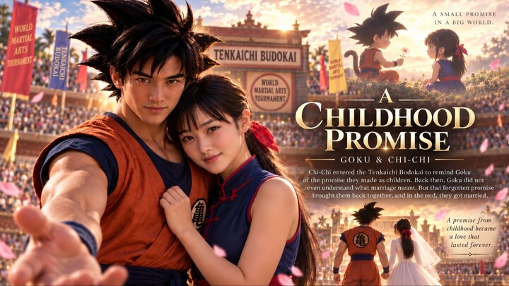 AIGC Goku VS Chichi : A Childhood Promise