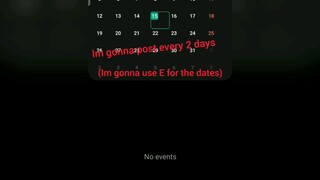 my upload scheduel :D