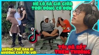 HÊ LÔ BÀ GIÀ GIỮA TRỜI ĐÔNG CÔ ĐƠN VÀ HÙNG CŨNG THÈM BẾ 2 CHỊ NỮA | HÙNG AKIRA XEM TIK TOK VN