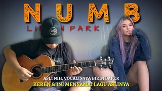 SUARA VOCALNYA KEREN BANGET BRO !! Alip Ba Ta Feat Brittany Maggs | NUMB - Linkin Park