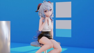[Genshin Impact MMD]ol Đồng phục Thư ký Ganyu Dance