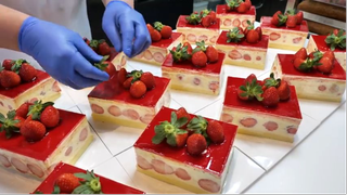 làm bánh kem dâu tây #amthuc #monngon