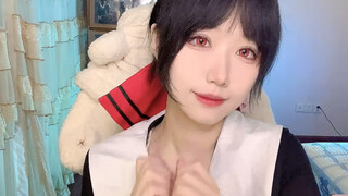 "I can't take my eyes off this side of my face" Miss Kaguya cos