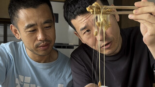 老王从日本给我带来的纳豆让我无福消受