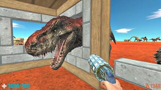 Hunting Aliens Dinosaurs on Mars. Animal Revolt Battle Simulator