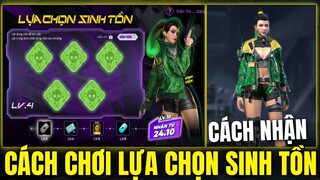 Free Fire - Cách Chơi Lựa Chọn Sinh Tồn Nhận Đồ Đã Nữ Sinh Tồn Miễn Phí - Review Full TVC Tháng 11