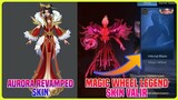 Valir Magic Wheel Legend Skin & Aurora Revamped Skin Leaked Update | MLBB