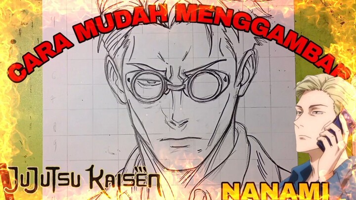 cara mudah menggambar paman Nanami