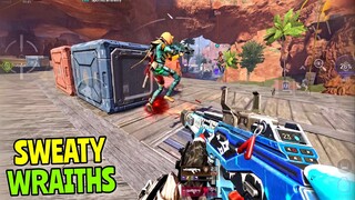 Sweaty Wraiths all over Apex Legends Mobile