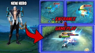 UPCOMING NEW HERO FREDRINN ENTRANCE & GAMEPLAY + SKILL EFFECT | RELEASE DATE | MLBB