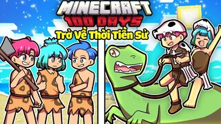 TÓM TẮT 100 NGÀY MINECRAFT HIHA TRỞ VỀ THỜI TIÊN SỬ THẾ GIỚI KHỦNG LONG*HIHA THỜI TIỀN SỬ 😍😱