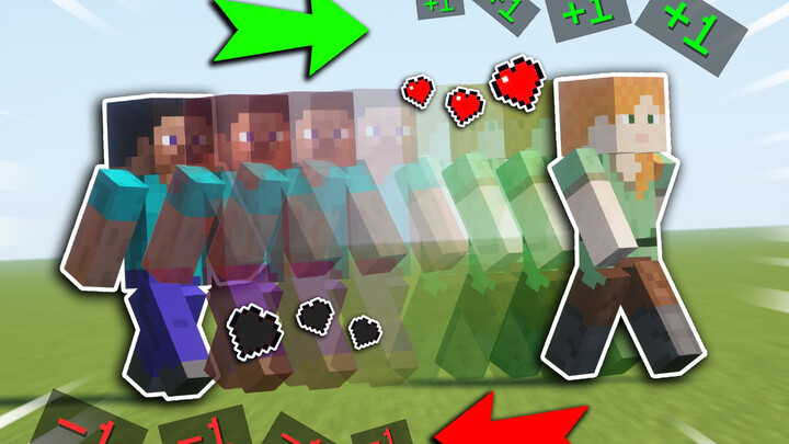 When you move forward, you lose health; when you move backward, you regain health! Player: “🚶 I can 