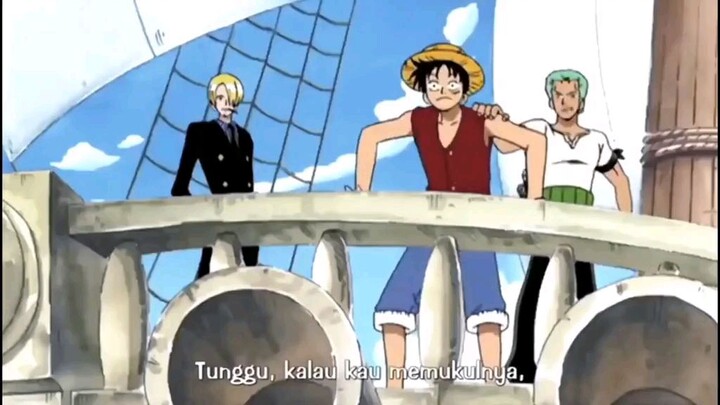 momen kocak Zoro kenak ulti luffy