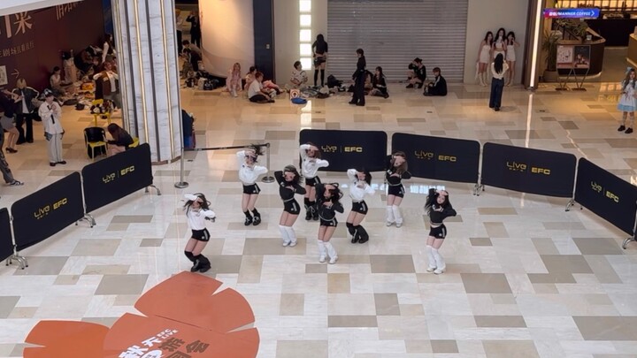 【Hearts2Hearts】- FOCUS杭州三原色舞团翻跳二楼视角｜没想到俯拍会这么好看｜潮集制燥