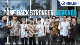 COME BACK STRONGER, LEGENDS | EVOS LEGENDS MPL ID SEASON 11 HIGHLIGHTS