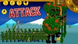 50 leaf Spearton Vs Enemy - Stick War: Legacy