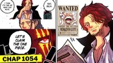 Shanks Reaction On Luffy's New 3 Billion Bounty - One Piece Chap 1054