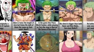 Interesting Roronoa Zoro Facts you May not Know I Suge Senpai Comparisons