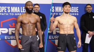 PFL Paris Cedric Doumbé vs Baki : la pesée officielle