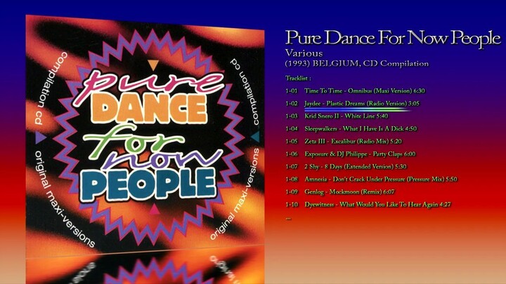 Pure Dance For Now People (1993) Various [CD Compilation]