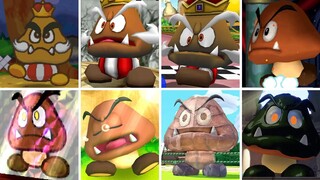 Evolution of Big & Giant Goomba Boss Battles in Super Mario Games (2000 - 2022)