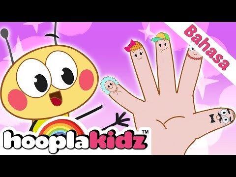 Lagu Anak Anak HooplaKidz | Lebah Jari Kelurga | Finger Family | Kartun Anak Indonesia