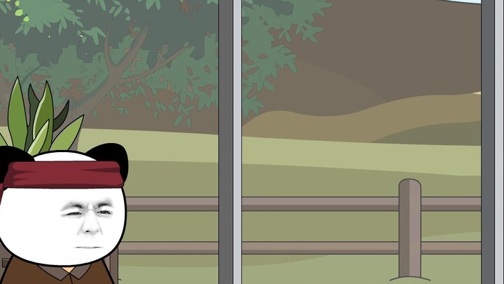 Rabbit: I want to fight you, but can you put on your underwear first? Hahaha