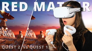 The FIRST Oculus Quest 2 High-Resolution Game – Red Matter (Side-By-Side Comparison)