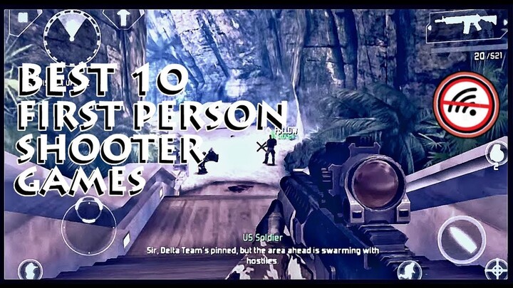 BEST 1O GAMES FPS (First-person Shooter) Offline HD For Android