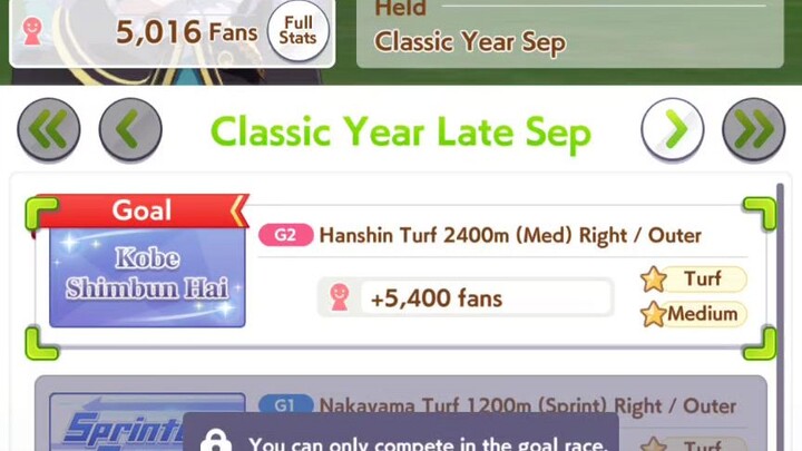 Mejiro McQueen Kobe Shinbun Hai Run